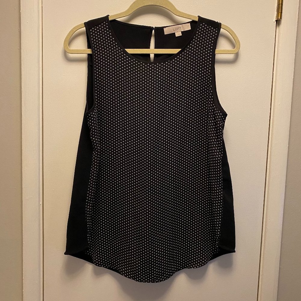 LOFT Black and White Dot Tank